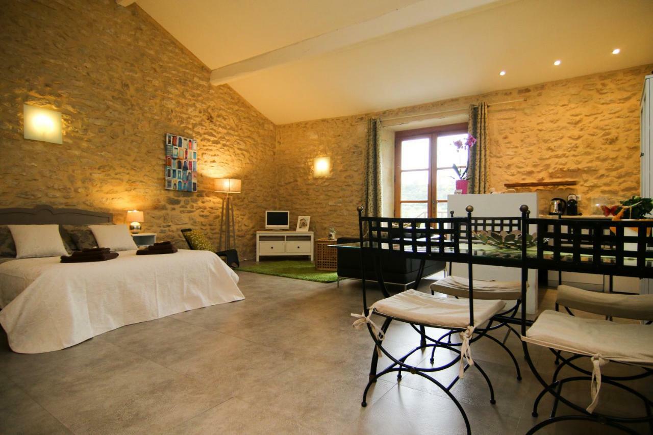 Mas De La Rivoire B&B Villevieille Buitenkant foto
